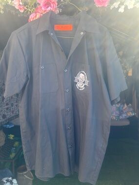 Men's Short-Sleeve Work Shirt - Black